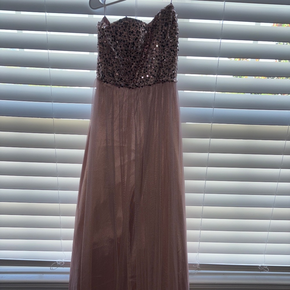 Pink prom dress
